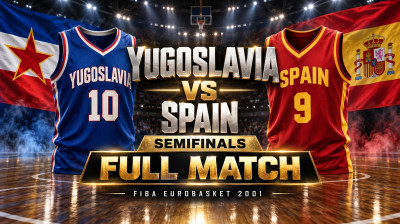 Jugoslavia vs Spagna | Semifinali | FIBA EuroBasket 2001 | Partita completa