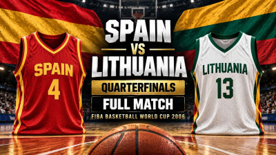 Espanha vs. Lituânia | Quartos de final | Campeonato Mundial de Basquetebol da FIBA 2006 | Jogo completo