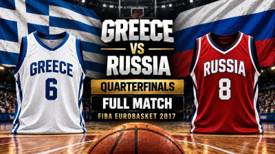 Grécia vs Rússia | Quartos de final | FIBA EuroBasket 2017 | Jogo completo