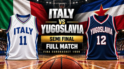 Itália vs. Jugoslávia | Meia-final | FIBA EuroBasket 1999 | Jogo completo
