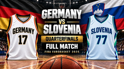 Alemanha vs Eslovénia | Quartos de final | FIBA EuroBasket 2025 | Jogo completo