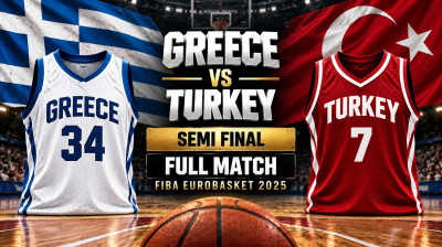 Grecia vs Turquía | Semifinal | FIBA EuroBasket 2025 | Partido completo