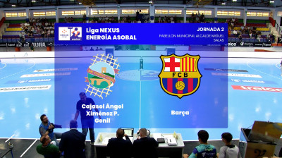 Cajasol Ángel Ximénez Puente Genil vs Barça | SAMENVATTING | Speeldag 2 | Liga Nexus Energía ASOBAL 2026/27