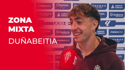 Duñabeitia, tras el FC Andorra-Sporting