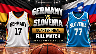 Alemanha vs Eslovénia | Quartos de final | FIBA EuroBasket 2025 | Jogo completo