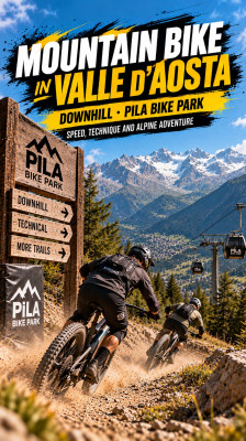 Downhill at the Pila Bike Park with Ettore Personnettaz and Francesco Colombo · Mountain Biking in Valle d’Aosta