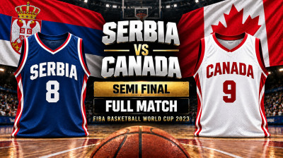 Sérvia vs Canadá | Meia-final | Campeonato do Mundo de Basquetebol da FIBA 2023 | Jogo completo