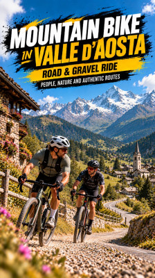 Road and Gravel Cycling in Val d’Ayas with Ettore Personnettaz and Fausto Revil · Mountain Biking in Valle d’Aosta