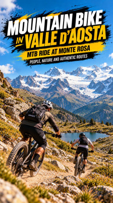 Mountain Biking in Monte Rosa with Ettore Personnettaz and Fausto Revil · Mountain Biking in Valle d'Aosta