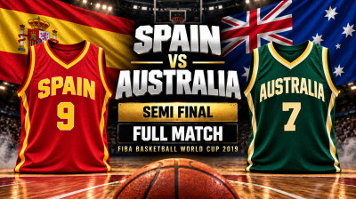 Hiszpania – Australia | Półfinał | Mistrzostwa Świata w Koszykówce FIBA 2019 | Cały mecz
