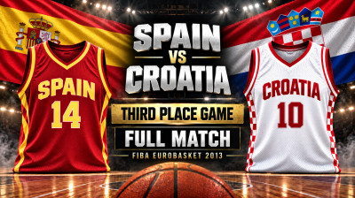 Hiszpania – Chorwacja | Mecz o trzecie miejsce | FIBA EuroBasket 2013 | Cały mecz