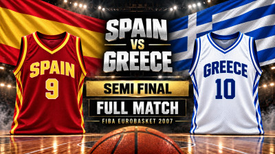 España vs Grecia | Semifinal | FIBA EuroBasket 2007 | Partido completo