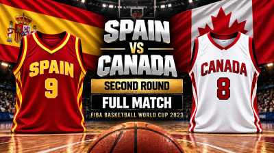 España vs Canadá | Segunda ronda | FIBA Basketball World Cup 2023 | Partido completo