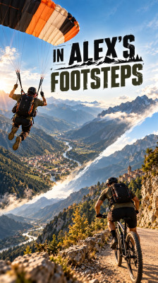 Skydiving in Vievola and Cycling to Tende with Christophe Tieran · In Alex’s Footsteps