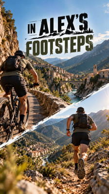 Cycling and Running in Breil-sur-Roya with Christophe Tieran · In Alex’s Footsteps