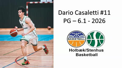 Dario Casaletti #11_Stenhus Basketball College