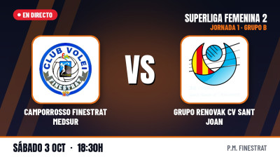 [SF2 - Gr.B] Jornada 1 - Camporrosso Finestrat Medsur - Grupo Renovak CV Sant Joan