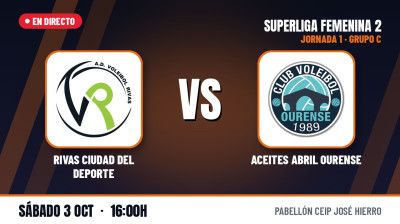 [SF2 - Gr.C] Jornada 1 - Rivas Ciudad del Deporte - Aceites Abril Ourense