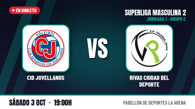 [SM2 26/27 - Gr.C] Jornada 1 - CID JOVELLANOS - RIVAS CIUDAD DEL DEPORTE