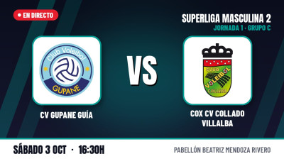 [SM2 26/27 - Gr.C] Jornada 1 - CV GUPANE GUÍA - COX CV COLLADO VILLALBA