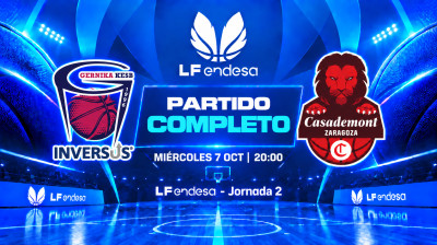 Inversus Gernika Bizkaia vs Casademont Zaragoza | Jornada 2 | LF Endesa 2026/2027