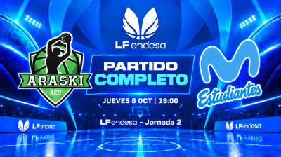 Kutxabank Araski vs Movistar Estudiantes | Jornada 2 | LF Endesa 2026/2027