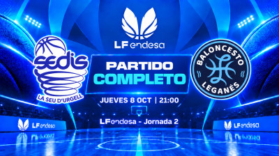 Cadi La Seu vs. Innova-Tsn Leganés | 2. kolo | LF Endesa 2026/2027