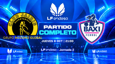Hozono Global Jairis vs Baxi Ferrol | Jornada 2 | LF Endesa 2026/2027