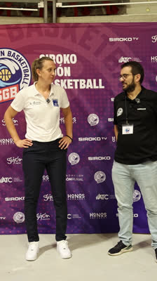 Entrevistas post partido SIROKO GIJÓN BASKETBALL - HIERROS DIAZ EXTREMADURA MIRALVALLE.