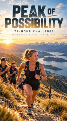 Tanya Bottomley Begins Her Trail Running Challenge at Roy’s Peak, New Zealand · Peak of Possibility