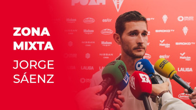 Jorge Sáenz, na de wedstrijd Sporting-Celta Fortuna