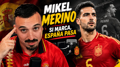 ¿Por qué Mikel Merino SIEMPRE marca los goles importantes de España?