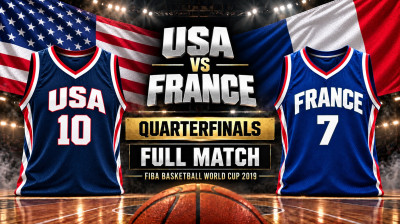 Estados Unidos vs Francia | Cuartos de final | FIBA Basketball World Cup 2019 | Partido completo