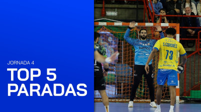 Die 5 besten Paraden des 4. Spieltags der Liga Nexus Energía Asobal 2026/27