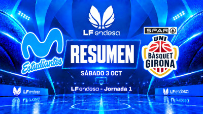 Resumen Movistar Estudiantes vs Spar Girona | Jornada 1 | LF Endesa 2026/2027