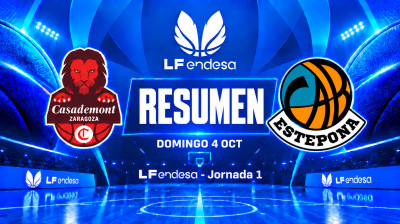 Resumen Casademont Zaragoza vs Impulso 360 Estepona | Jornada 1 | LF Endesa 2026/2027