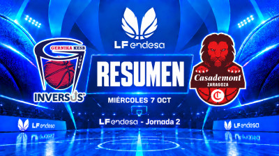 Resumen Inversus Gernika Bizkaia vs Casademont Zaragoza | Jornada 2 | LF Endesa 2026/2027