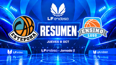 Resumen Impulso 360 Estepona vs Durán Maquinaria Ensino | Jornada 2 | LF Endesa 2026/2027