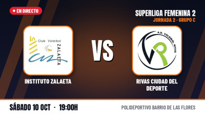 [SF2 - Gr.C 26/27] Jornada 2 - INSTITUTO ZALAETA - RIVAS CIUDAD DEL DEPORTE