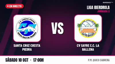 [Liga Iberdrola 26/27] Jornada 2 - SANTA CRUZ CUESTA PIEDRA - CV SAYRE C.C. LA BALLENA