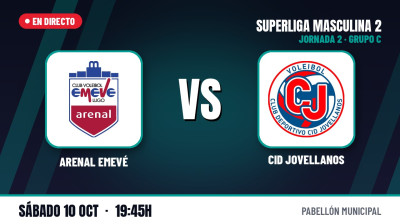 [SM2 - Gr.C 26/27] Jornada 2 - ARENAL EMEVÉ - CID JOVELLANOS