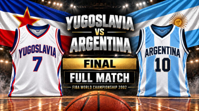 Yugoslavia vs Argentina | Final | FIBA World Championship 2002 | Partido completo