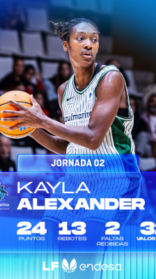 Die besten Spielzüge von Kayla Alexander im Spiel Spar Girona gegen Azulmarino Mallorca Palma | LF Endesa 2026/2027