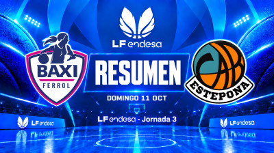 Resumen BAXI Ferrol vs Impulso 360 Estepona | Jornada 3 | LF Endesa 2026/2027