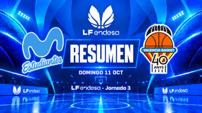 Resumen Movistar Estudiantes vs Valencia Basket | Jornada 3 | LF Endesa 2026/2027