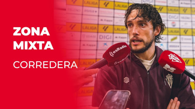 Corredera, efter matchen mellan Cádiz CF och Sporting