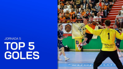 Top 5 goles Jornada 5 Liga Nexus Energía Asobal 2026/27