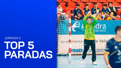 Die 5 besten Paraden des 5. Spieltags der Liga Nexus Energía Asobal 2026/27