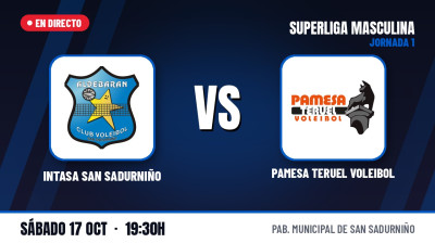 [MEN'S SUPERLEAGUE] Matchday 1 | Intasa San Sadurniño vs. Pamesa Teruel