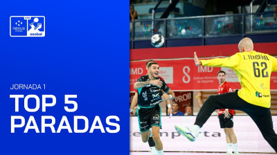 Die 5 besten Paraden des 1. Spieltags der Liga Nexus Energía Asobal 2026/27